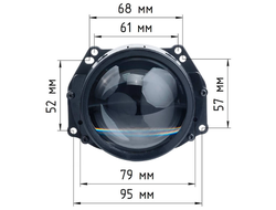 Билед модули Aozoom A21 2025 3.0 дюйма, 2 чипа, 5500K, 12V, 65W/73W, крепление 3R (комплект, 2шт)