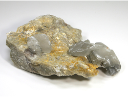 Кальцит на породе, Белореченское месторождение, Адыгея, Северный Кавказ, Россия (140*90*44 мм, вес: 363 г) №23843