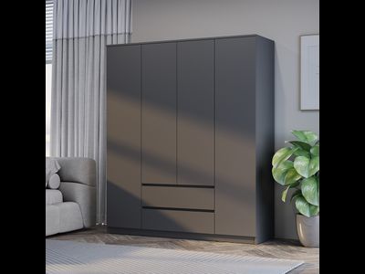 Спальный гарнитур «Симпл» Графит (BTS)