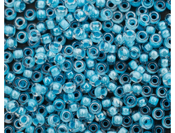 БИСЕР PRECIOSA 10/0 - 50г - 38163 ПРОЗРАЧНЫЙ БЛЕСТЯЩИЙ С ГОЛУБОЙ ЛИНИЕЙ ВНУТРИ