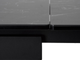 Стол ALTO 160 NERO KL-116 Черный мрамор матовый, итальянская керамика/ черный каркас М-City