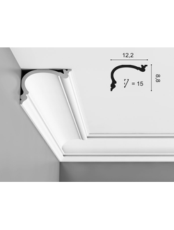 Карниз C341 Heritage - 8,8*12,2*200см