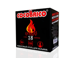Уголь для кальяна Cocobrico 18куб/25мм