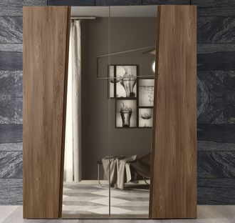 Шкаф 4-дверный с зеркалами