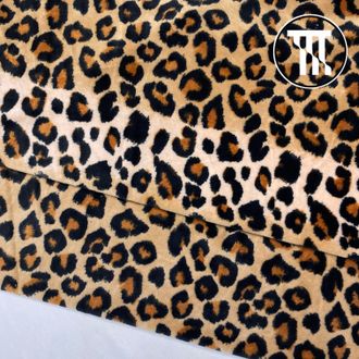 Трикотаж плюш Леопард