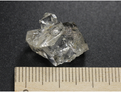 Кварц "Хёркимерский алмаз", сросток кристаллов, США (19*14*12 мм, 3,1 г) №28109