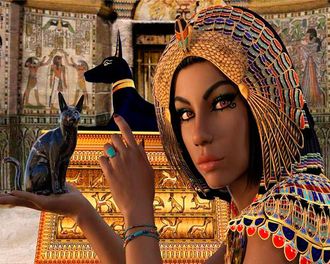 Картина по номерам 40х50 GX 26207 Дочь фараона (Оптом)