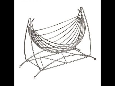 Корзина для фруктов настольная подвесная хром