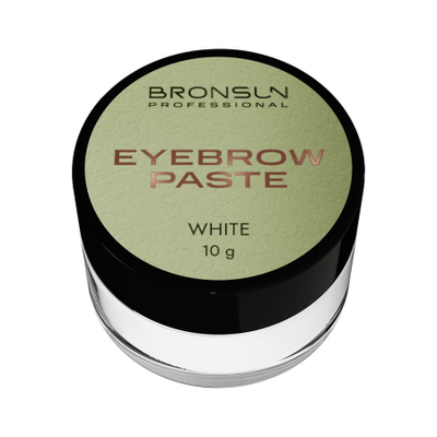 Паста BRONSUN «БЕЛЫЙ» для бровей "White Eyebrow Paste" (10 г)