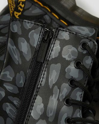 БОТИНКИ DR MARTENS JADON LEOPARD PRINT НА ПЛАТФОРМЕ