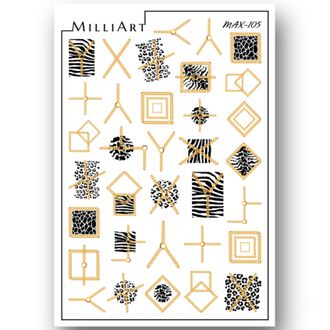 Слайдер-дизайн MilliArt Nails MAX-105