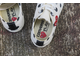 белые низкие кеды comme Des Garcons & converse chuck 70 в горошек, фото