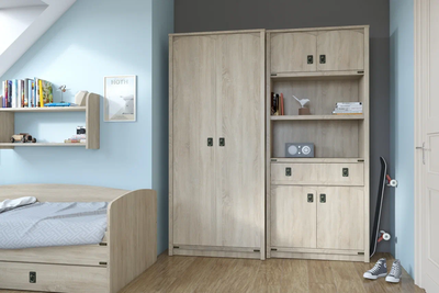 Шкаф Валенсия 4д 1ящ, сонома