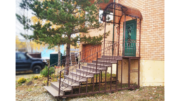 Входная группа. пос. Малиновка