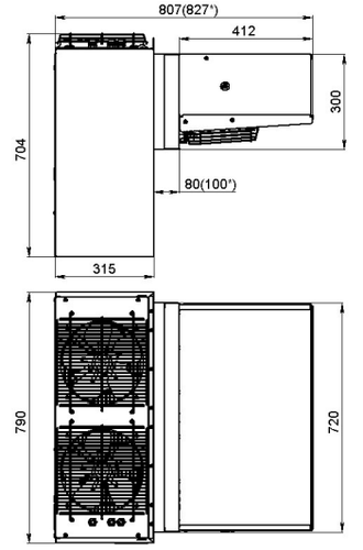 Моноблок низкотемпературный POLAIR MB 220 S
