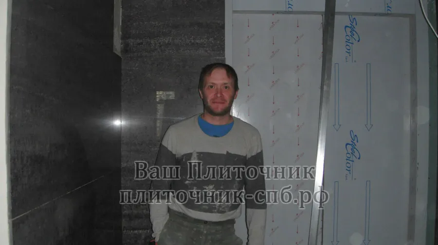 Отель Парк Инн от Рэдиссон Сочи Центр. Облицовка керамогранитом лифтовых холлов.