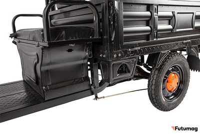 Грузовой электротрицикл Rutrike D2 1500 60V1000W черный