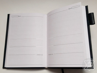 Мужской кожаный ежедневник "Супермэн"