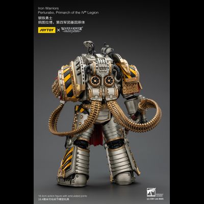 Пертурабо, примарх Железных Воинов (Warhammer Horus Heresy) - КОЛЛЕКЦИОННАЯ ФИГУРКА 1/18 Iron Warriors Perturabo, Primarch of the IVth Legion (JT01819) - JOYTOY