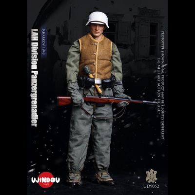 ПРЕДЗАКАЗ - Немецкий панцергренадер - Коллекционная фигурка 1/6 WWII LAH Division Panzergrenadier 1943 (UD9052) - UJINDOU ?ЦЕНА: 23300 РУБ.?