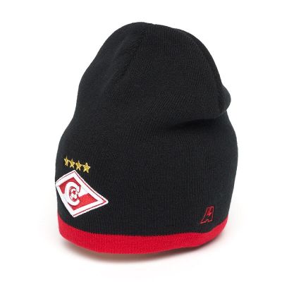 Шапка ФК СПАРТАК черно-красная 93500