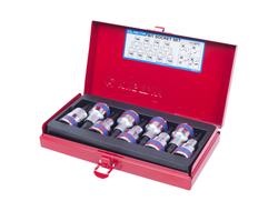 Набор торцевых насадок 1/2", Torx, Т20-Т60 мм, L = 60 мм, 9 предметов KING TONY 4109PR