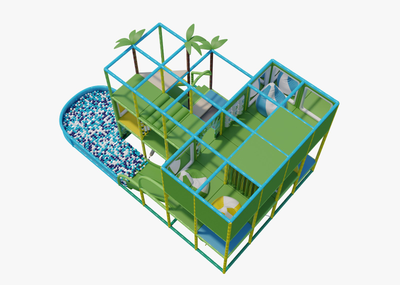 Детский игровой лабиринт 7 х 4,1 х 3,6м.