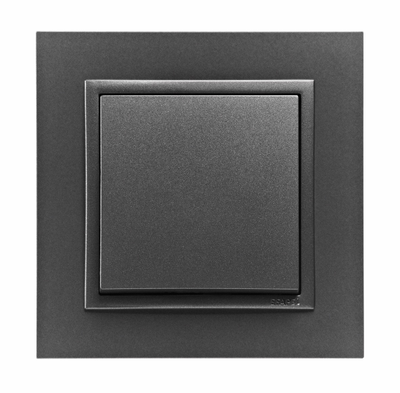 Клавиша для одноклавишного выключателя, серая, Logus 90 - Efapel 90601 TIS