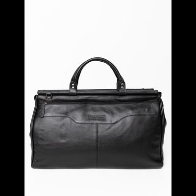 Кожаный саквояж Otranto black (арт. 4006-01)