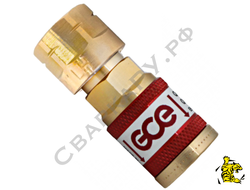 Быстроразъемный соединитель GCE QC-010 G3/8 LH - female FG для редуктора F28710026