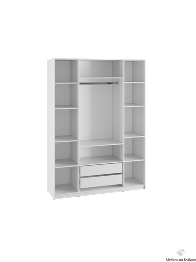 Бруно шкаф 1600 4-х ств (лдсп белый)