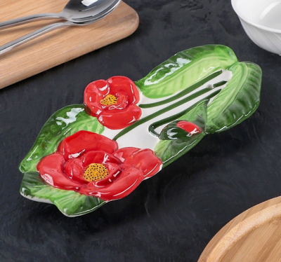 Подставка под ложку Мак , 24,5×10×2,5 см