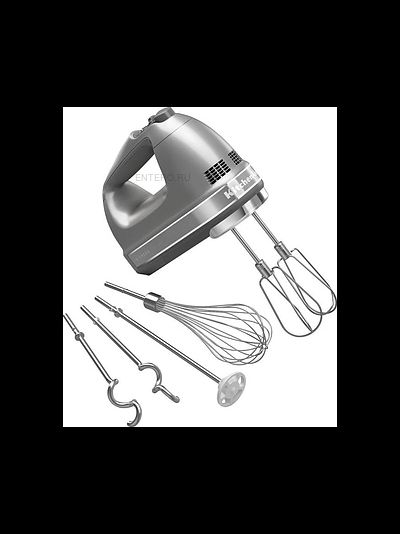 Ручной миксер KitchenAid, серебристый, 5KHM9212ECU