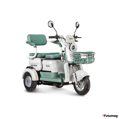 Электротрицикл Rutrike Gelbert Mercury 48V/60V 650Вт зеленый
