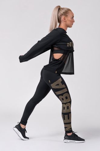 Леггинсы Gold NEBBIA print leggings 827