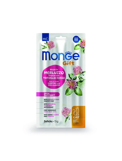 Мягкие палочки Monge Gift Skin support для кошек, треска 15 гр
