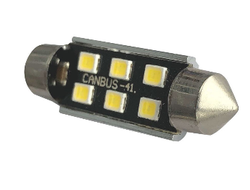 Светодиодная лампа C5W 2835-6SMD-41MM CanBus 5000K 6W 12v, 1шт