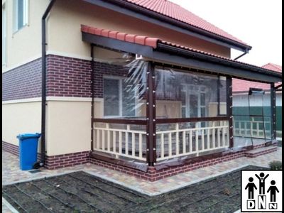 Гибкие окна для веранды