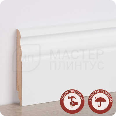 Плинтус МДФ Титан Ренессанс 100х16х2150 мм. покрашенный в цвет RAL