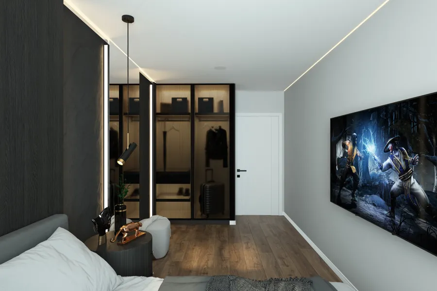 2-х комн.квартира 61 м. кв. Спальня