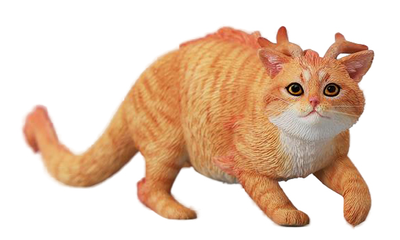 Котик-дракон (рыжий) - Коллекционная фигурка 1/6 Catragon Figurine (JXK263A) - JXK
