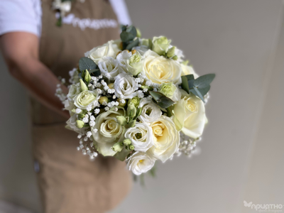 Букет невесты & Бутоньерка № 1312
