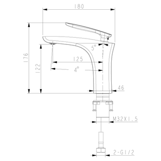 Смеситель для раковины Bellario LM6806C