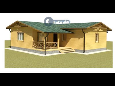 Б-26 ГАБАРИТНЫЕ РАЗМЕРЫ: (9Х12М) 1 ЭТАЖ, ОБЩАЯ ПЛОЩАДЬ: 99М²