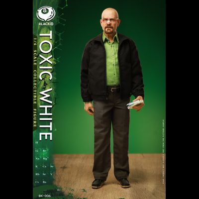 Уолтер Уайт, Хайзенберг (Во все тяжкие, Breaking Bad) - Коллекционная фигурка 1/6 Toxic White (BK-006) - Black 8 Toys