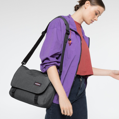 Eastpak black best sale denim