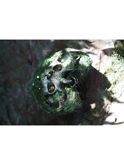 Сказочная брошь "Лесной КотоРог" в виде фэнтезийного кота-единорога из рода Лесных Хранителей