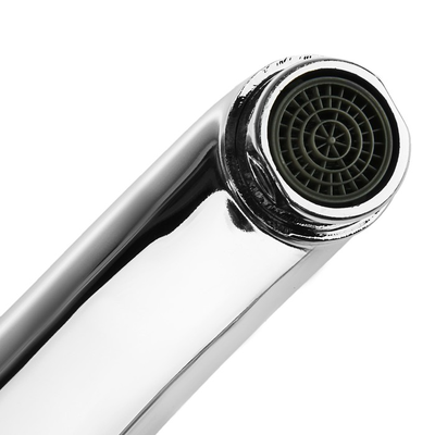 Смеситель для кухни с гайкой однорычажный, Силумин, Хром, Accoona A4266