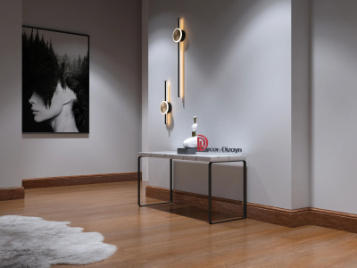 Напольный плинтус Decor-Dizayn 701-83SH, влагостойкий, ударопрочный, 2,4 метра