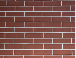 Кирпич облицовочный бордо темный гладкий 1 NF М150 Керма